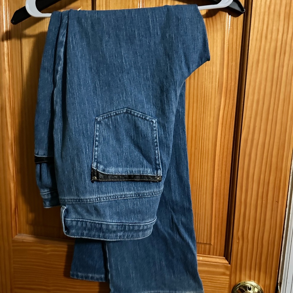 Belle by Kim Gravel Blue Boot Cut Jeans